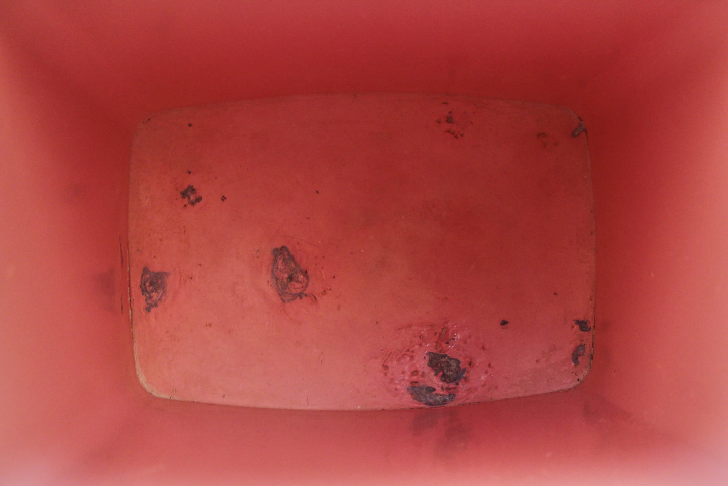 Retro Pink Floral Wastebasket