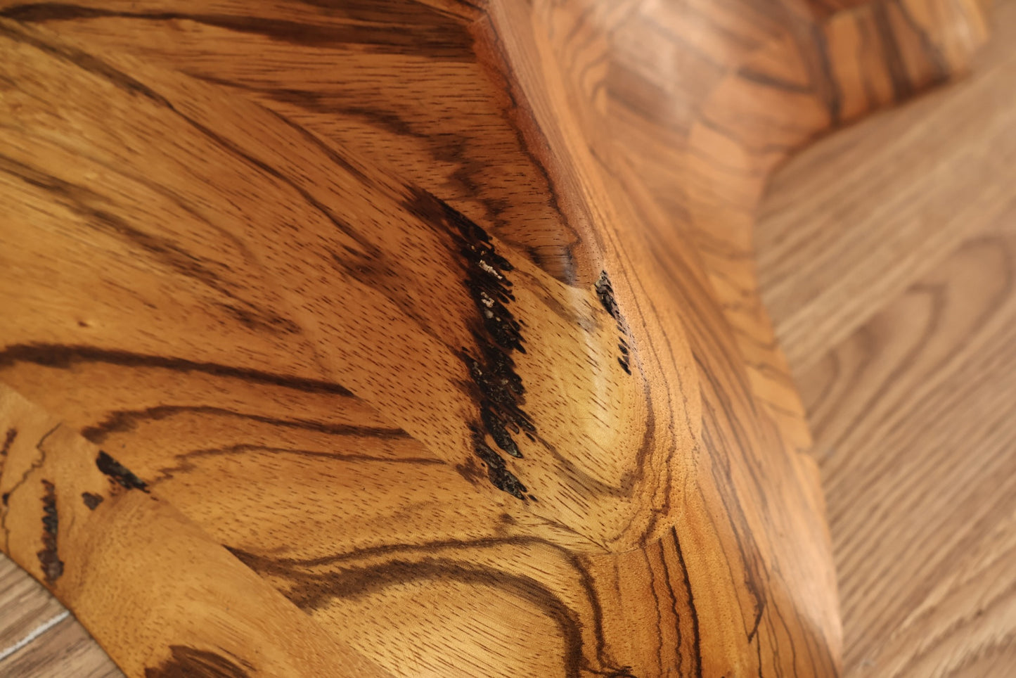 Custom Tropical Teak Bar Stool