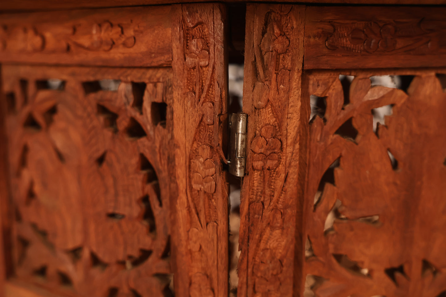 Moorish-Style Carved Inlaid Side Table - ONLINE ONLY