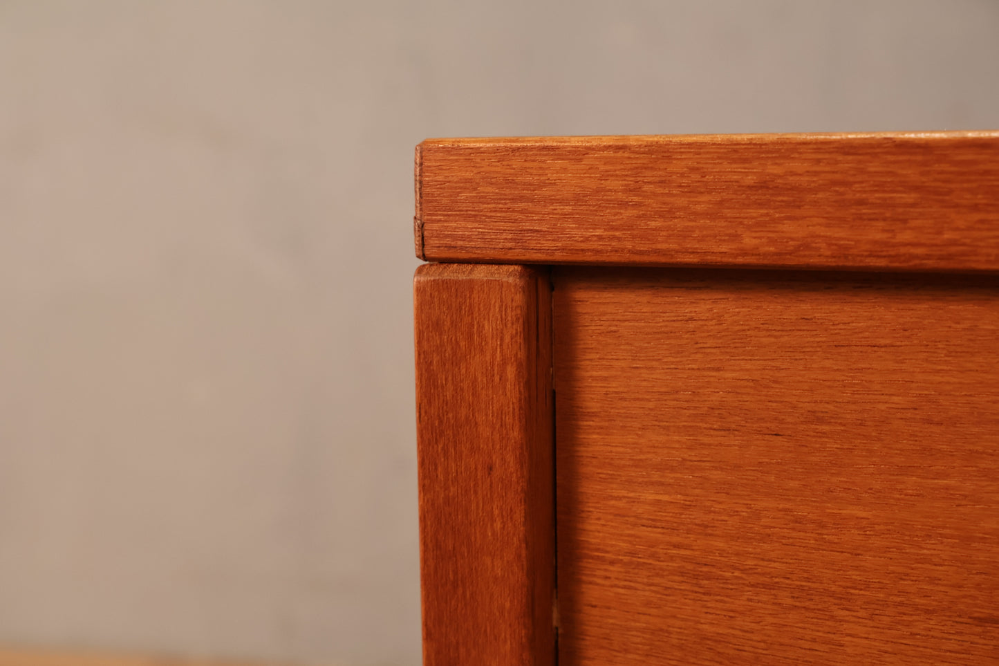 Compact Danish Teak Rolling Desk