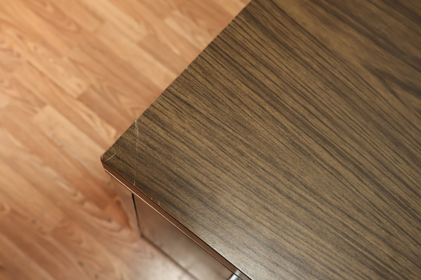 Industrial Black Steel 3-Door Credenza
