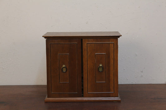 Dark Wooden 8-Drawer Jewelry Chest