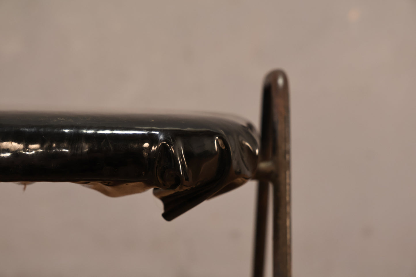 Small Atomic Black Stool
