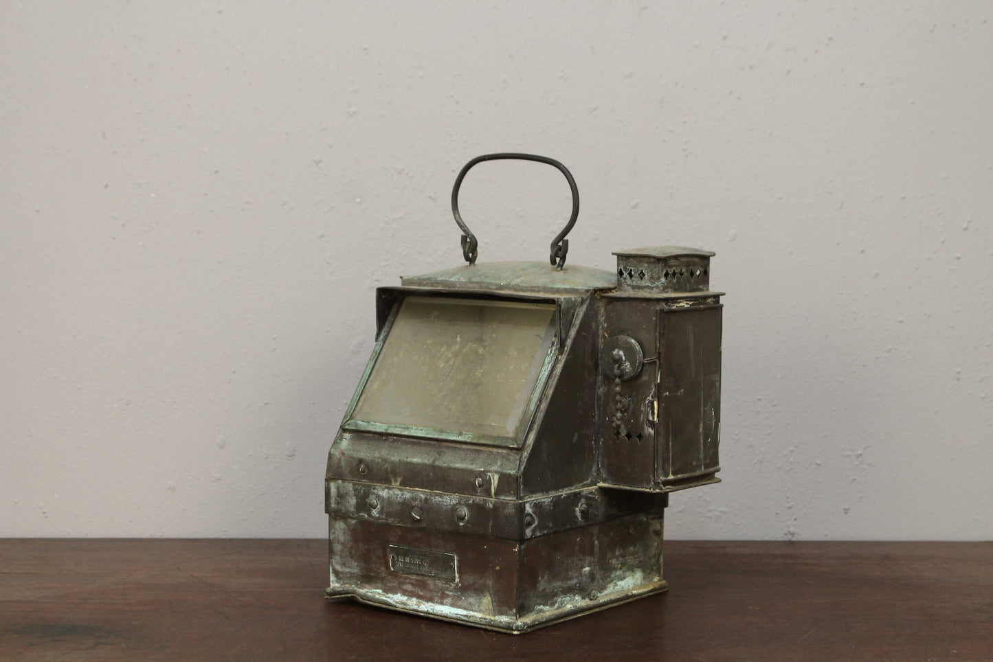 Antique U.S. Navy Copper Ship Binnacle