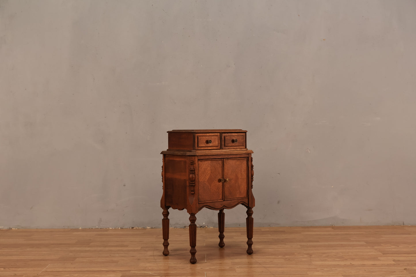 Antique Humidor Side Table - ONLINE ONLY