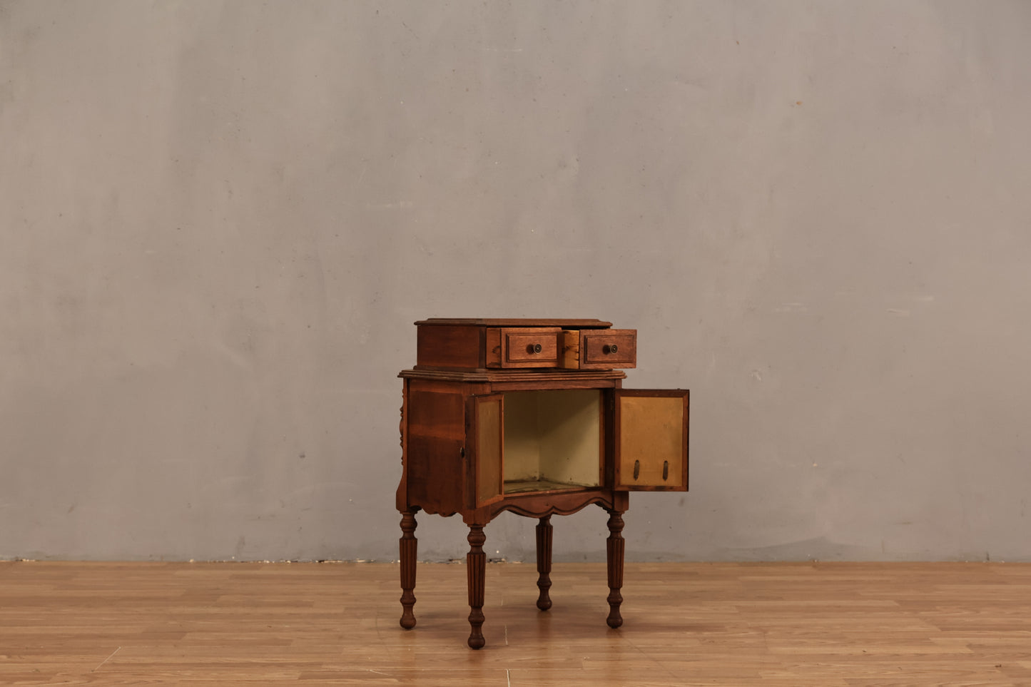 Antique Humidor Side Table - ONLINE ONLY