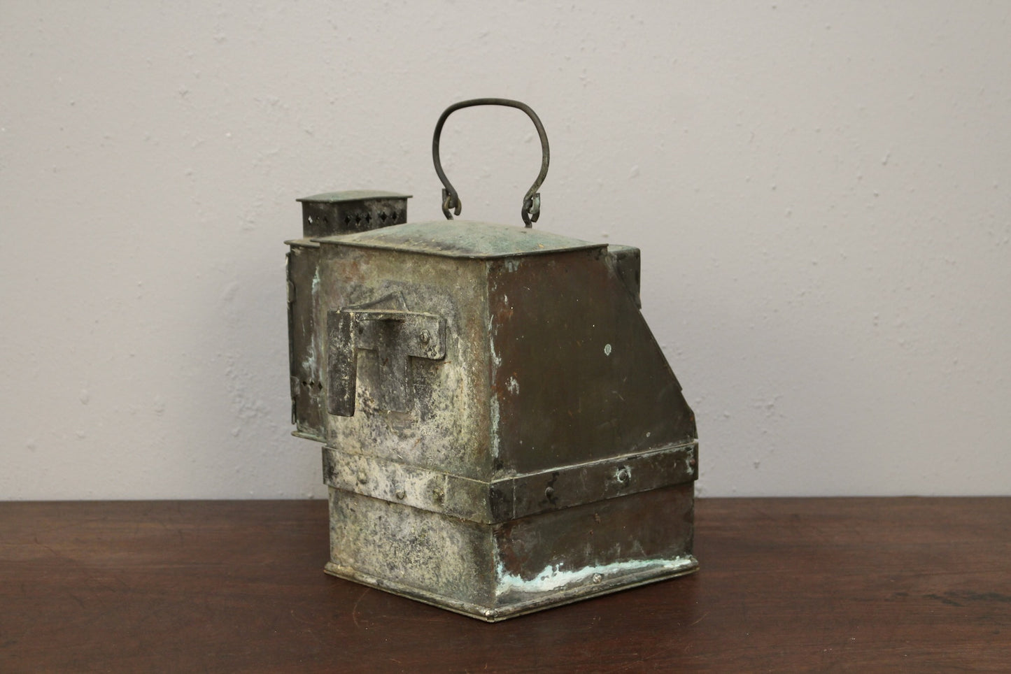 Antique U.S. Navy Copper Ship Binnacle