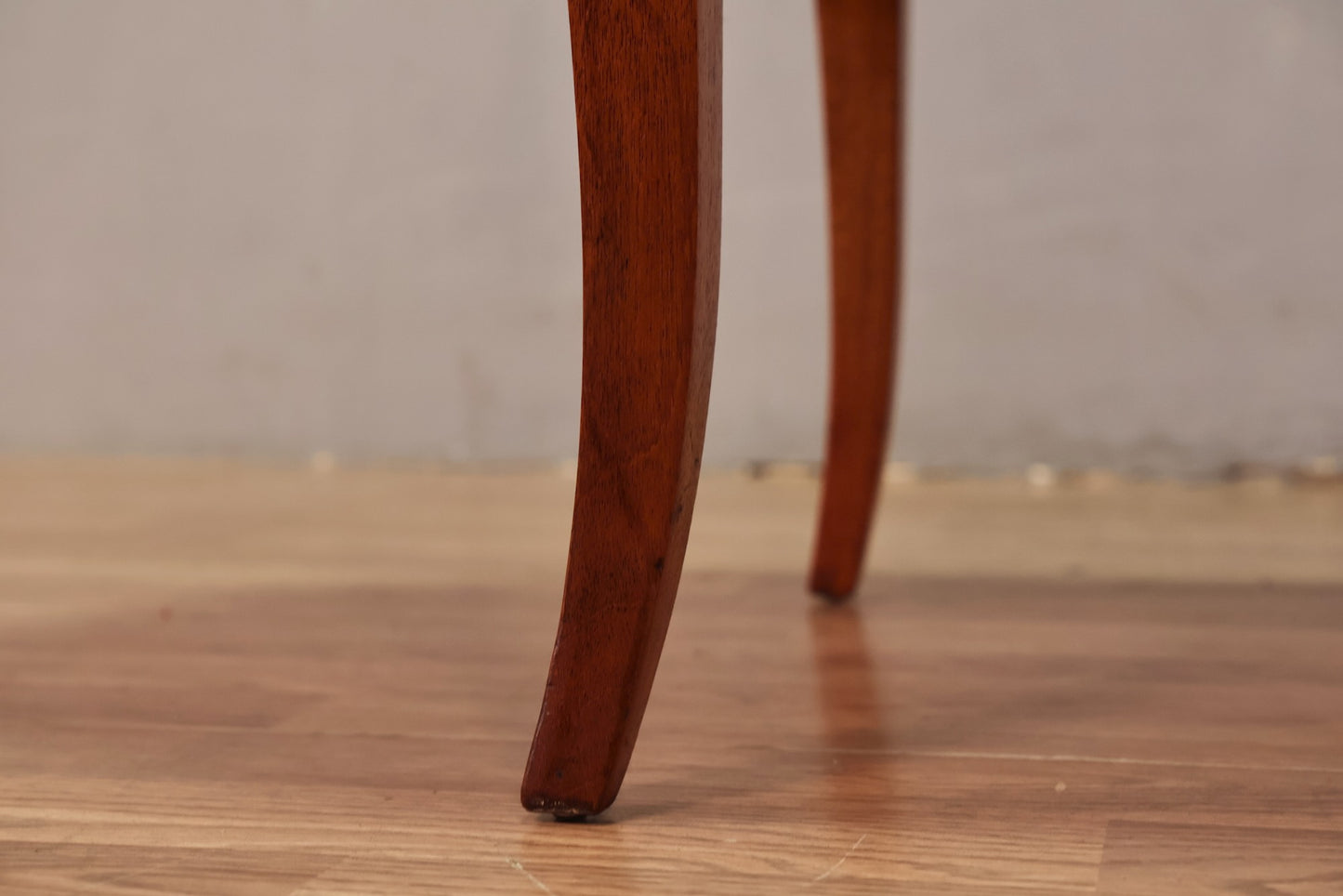 Mahogany & Leather Flip-Top Coffee Table