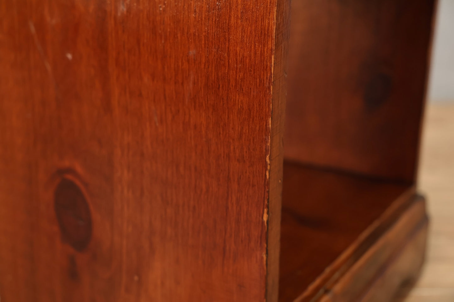 Dark Pine 2-Tier End Table - ONLINE ONLY