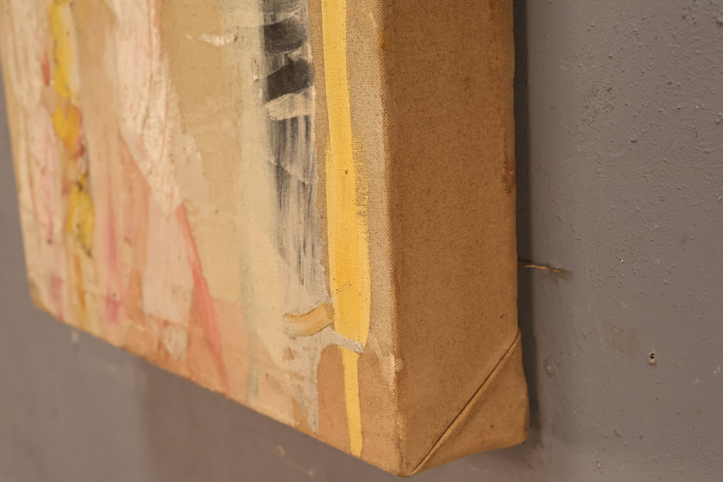 Mid Century "Melted" Abstract Painting