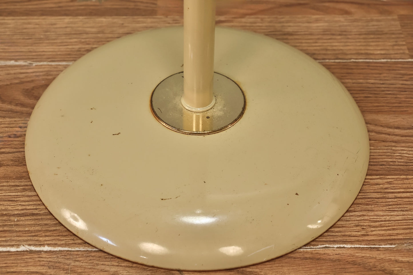 Mid Century Beige Three-Headed Floor Lamp