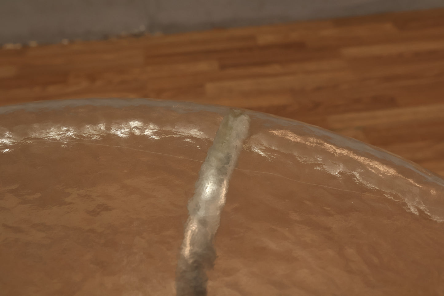 Plastic & Aluminum Round Side Table