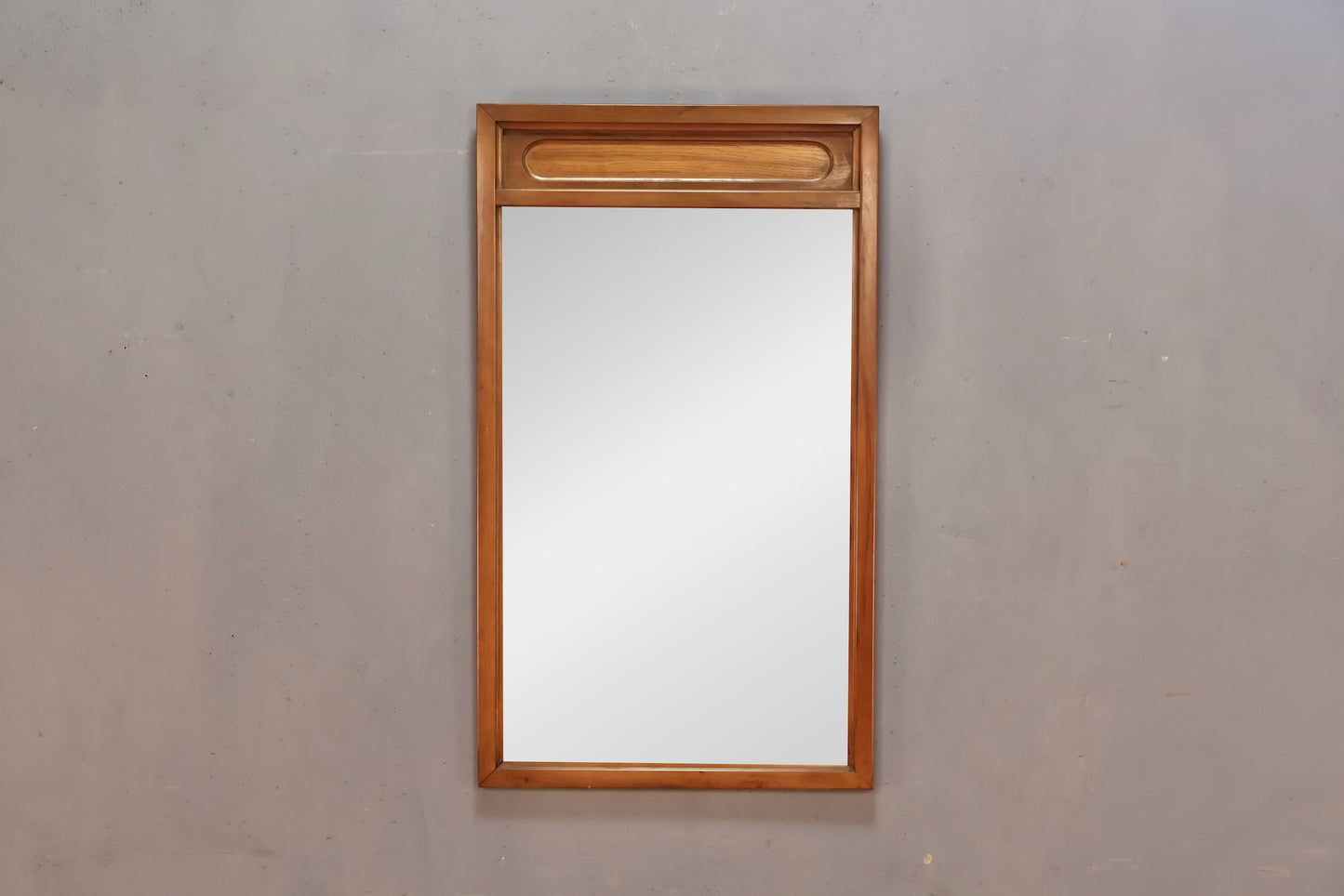 Mid Century Walnut & Oak Mirror