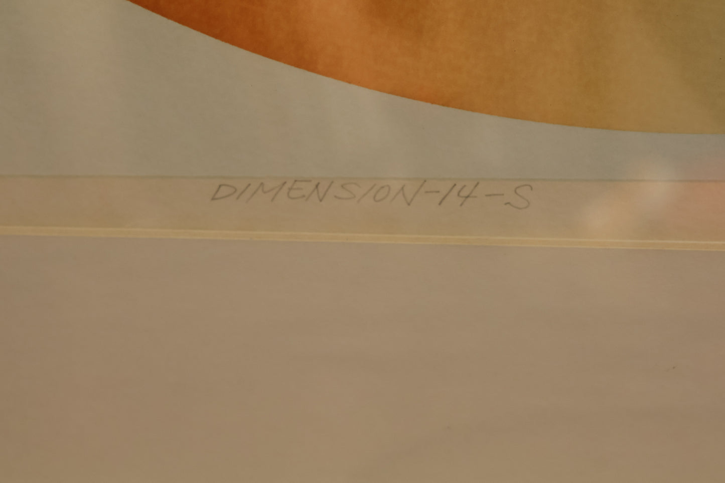 "Dimension 14-S" Lithograph