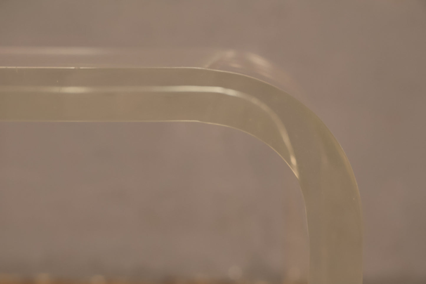 Small Lucite Waterfall Side Table - ONLINE ONLY