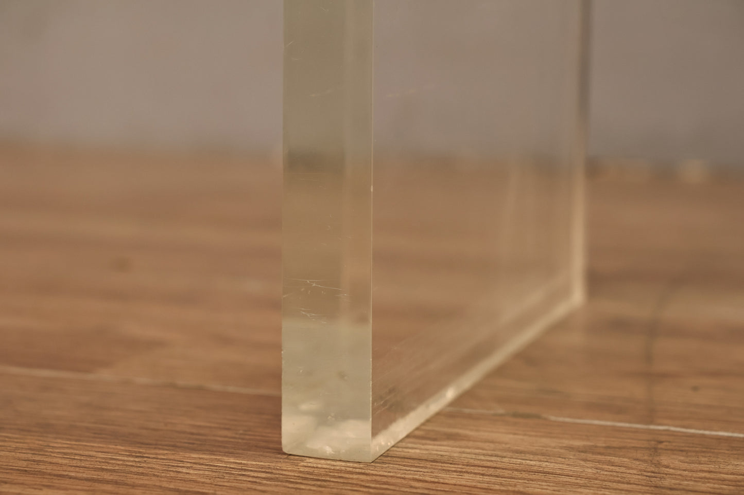 Small Lucite Waterfall Side Table - ONLINE ONLY