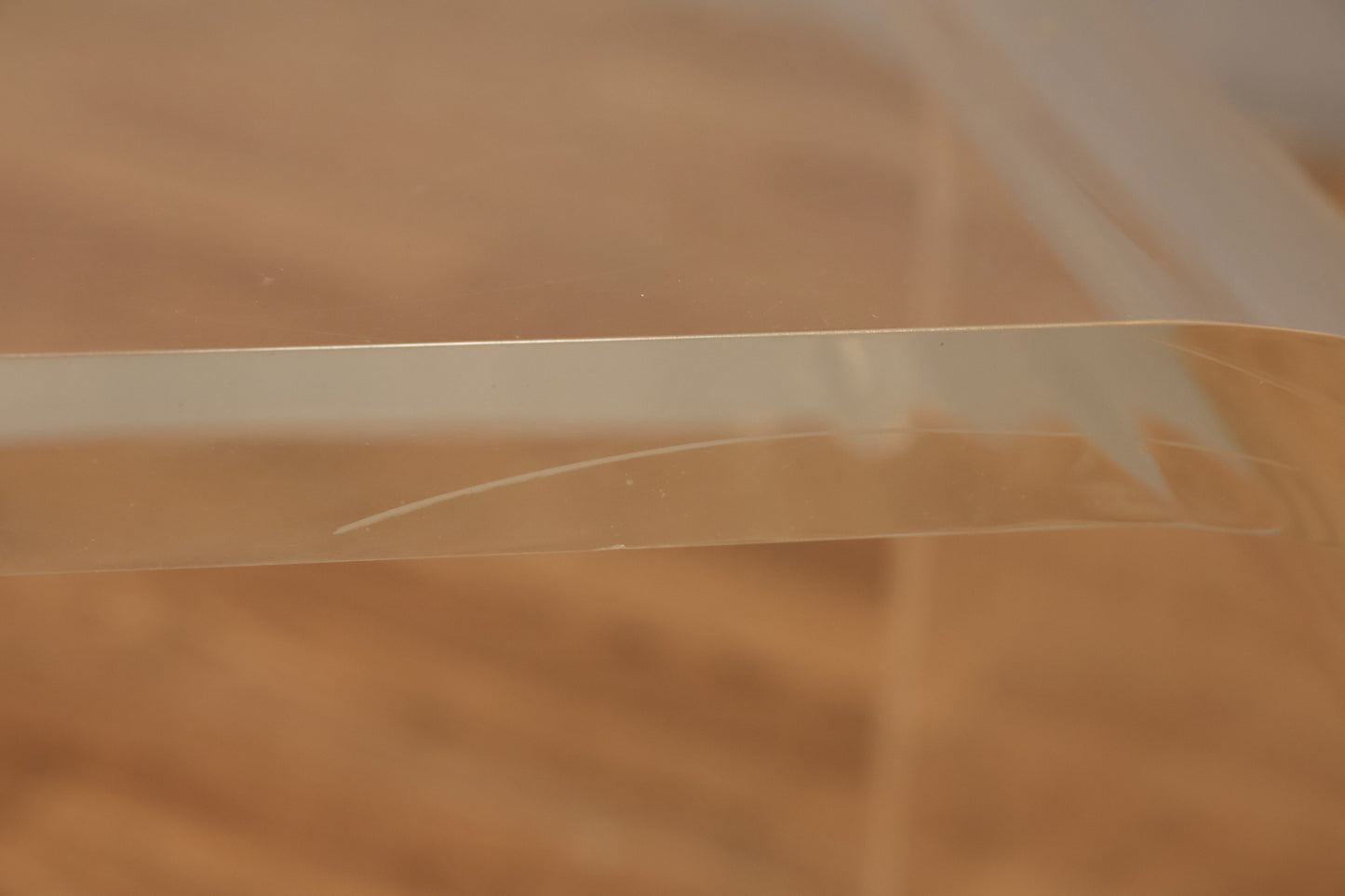 Small Lucite Waterfall Side Table - ONLINE ONLY
