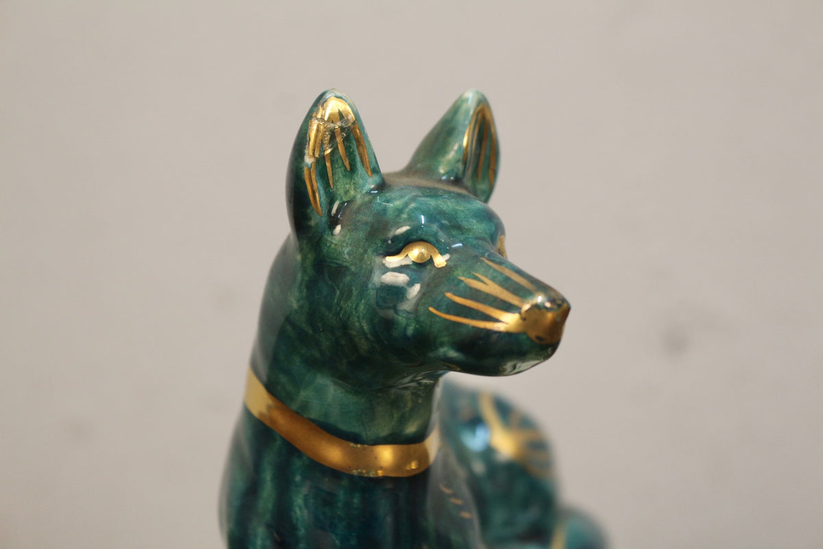 Belgian Ceramic Dog Ashtray