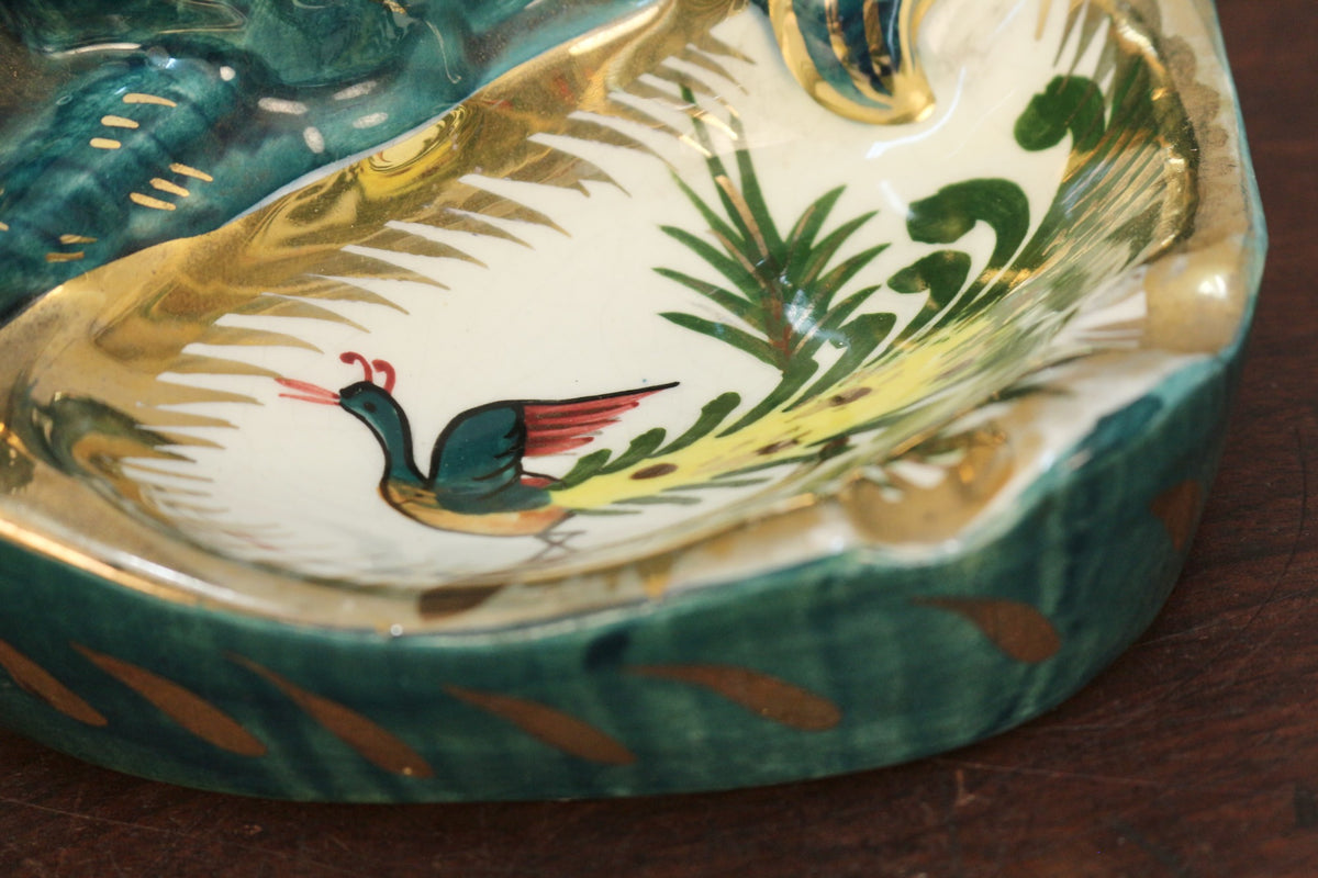 Belgian Ceramic Dog Ashtray