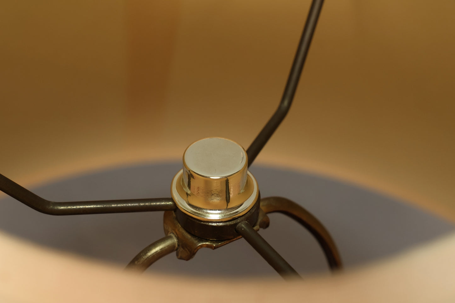 Mid Century Teak Conical Table Lamp