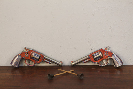 Pair of 1930s "Crack Shot" Toy Dart Pistols