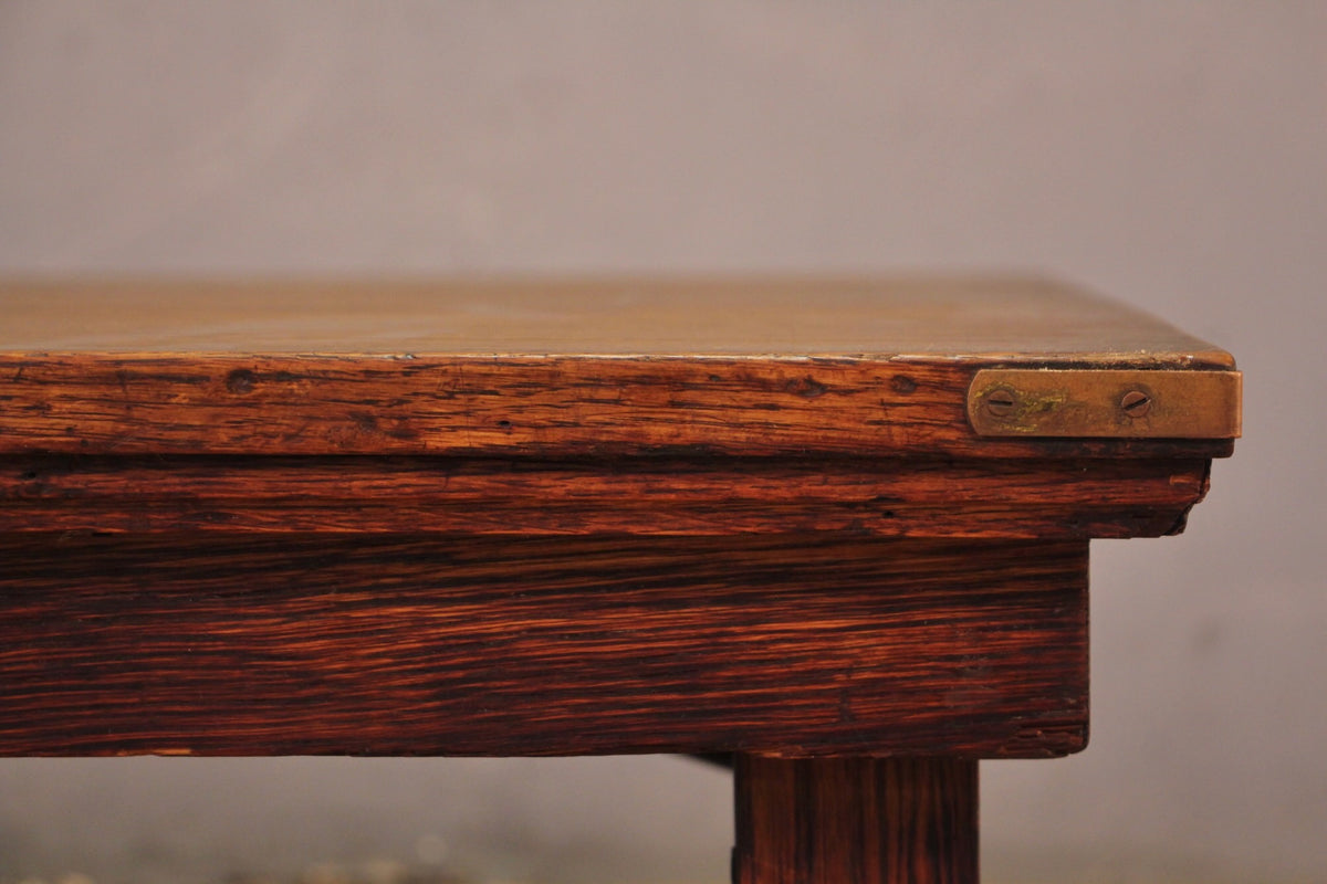 Large Antique Oak Coffee Table