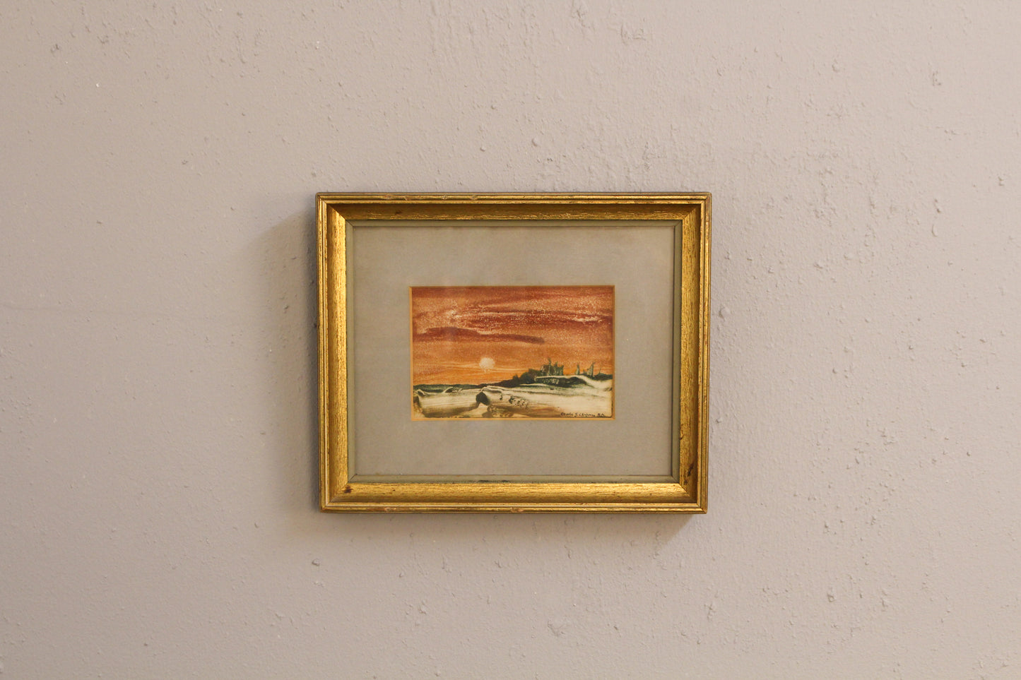 Small "Sunset Serenade" Charles S. Chapman Painting