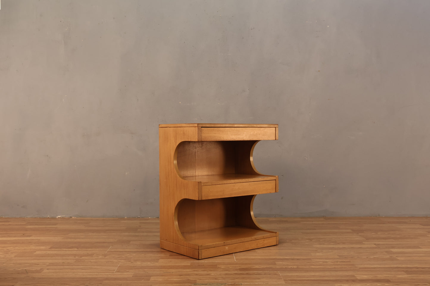 Drexel Curved 2-Drawer End Table - ONLINE ONLY