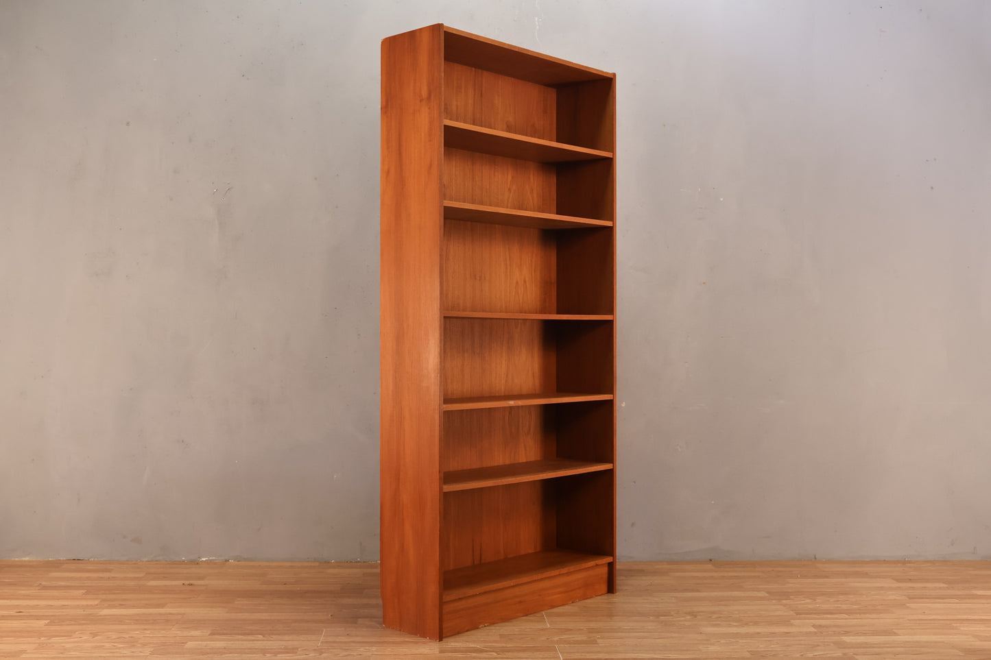 Teak 6-Tier Bookshelf - ONLINE ONLY