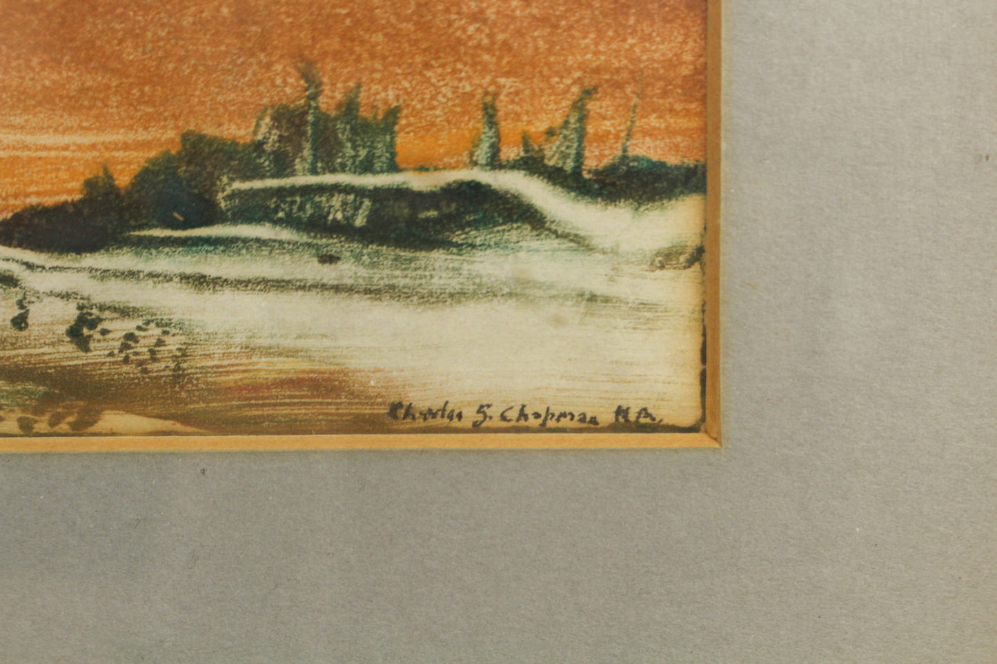 Small "Sunset Serenade" Charles S. Chapman Painting