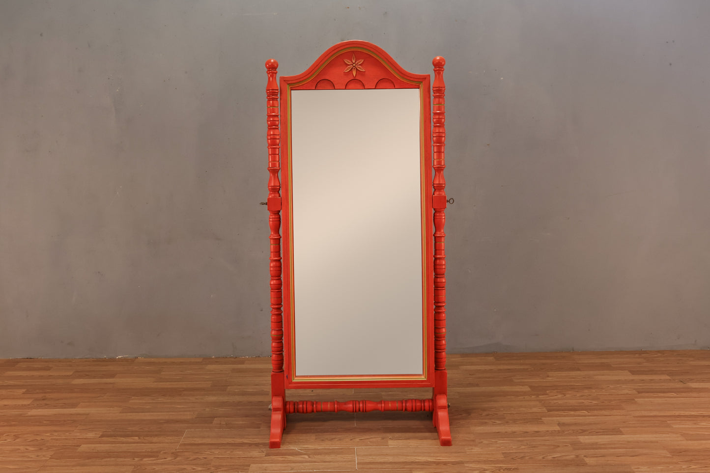 Stanley “Olé” Scarlet Cheval Mirror