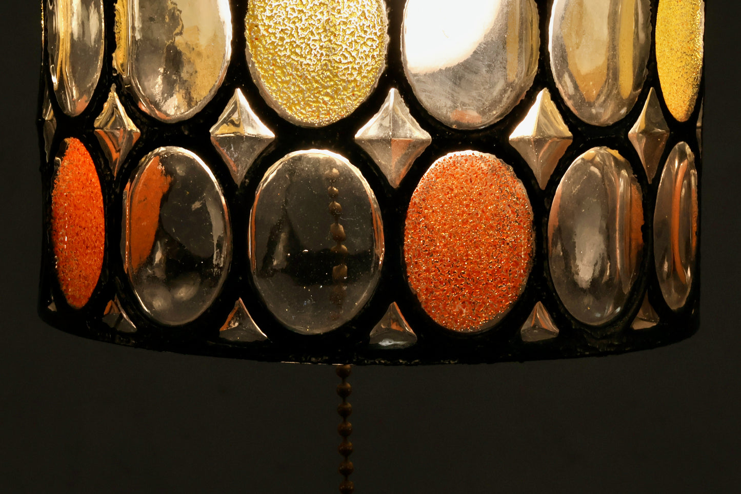 Iron & Glass Side Table Floor Lamp