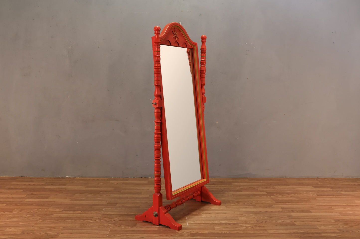 Stanley “Olé” Scarlet Cheval Mirror