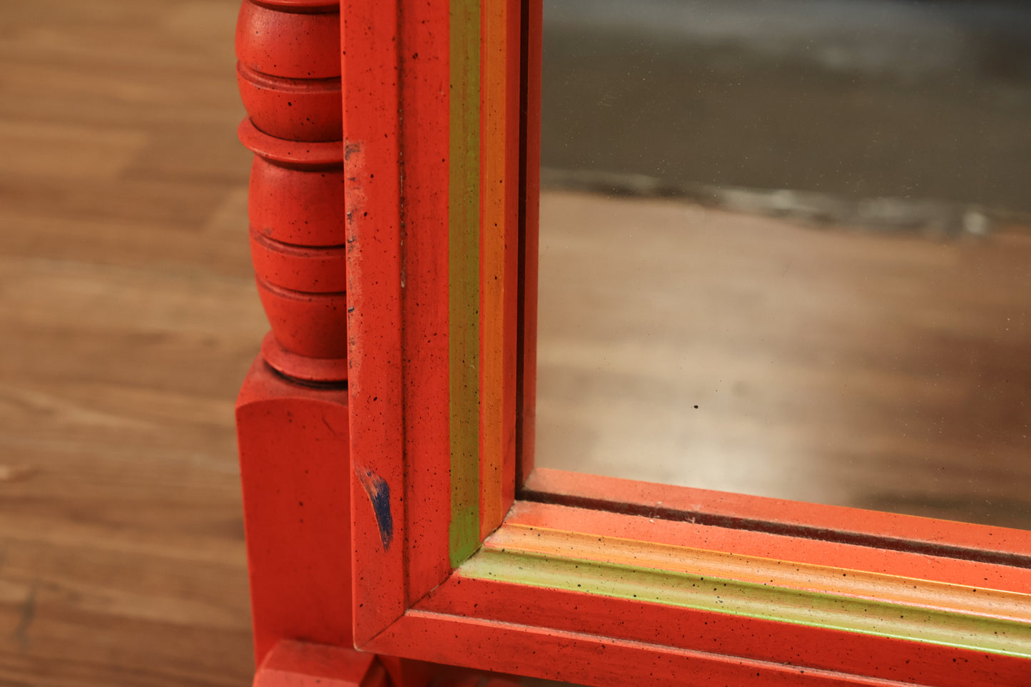 Stanley “Olé” Scarlet Cheval Mirror