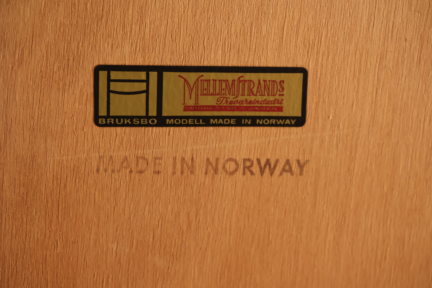 Bruksbo Blonde Teak "Magic Box" Cabinet - ONLINE ONLY