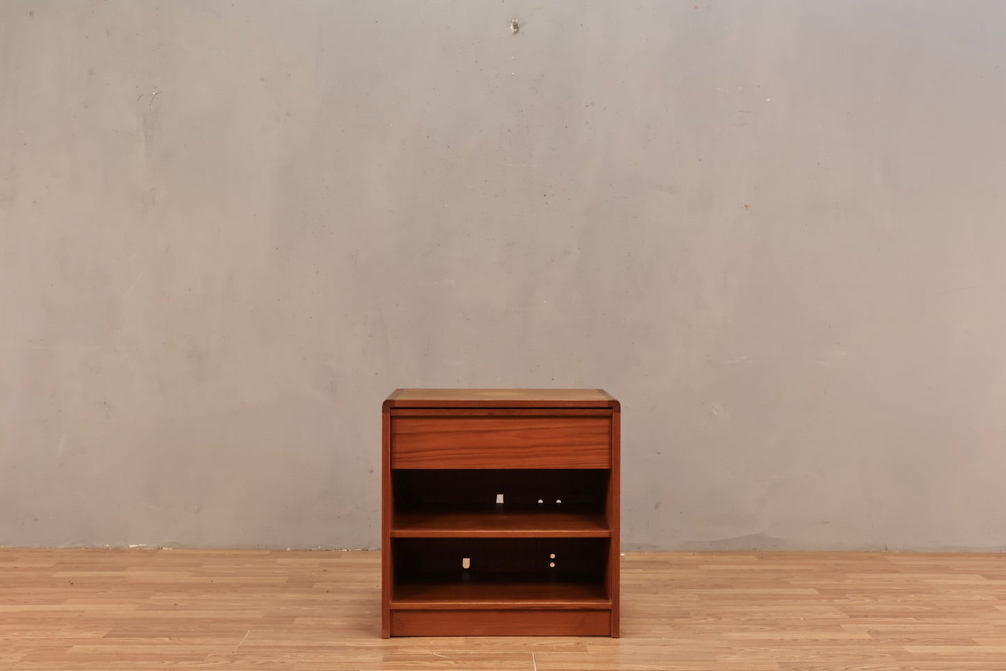 Danish Teak 1-Drawer Nightstand