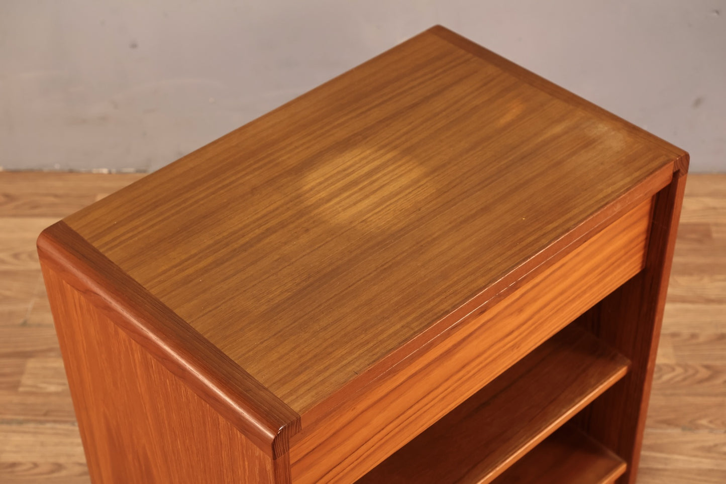 Danish Teak 1-Drawer Nightstand