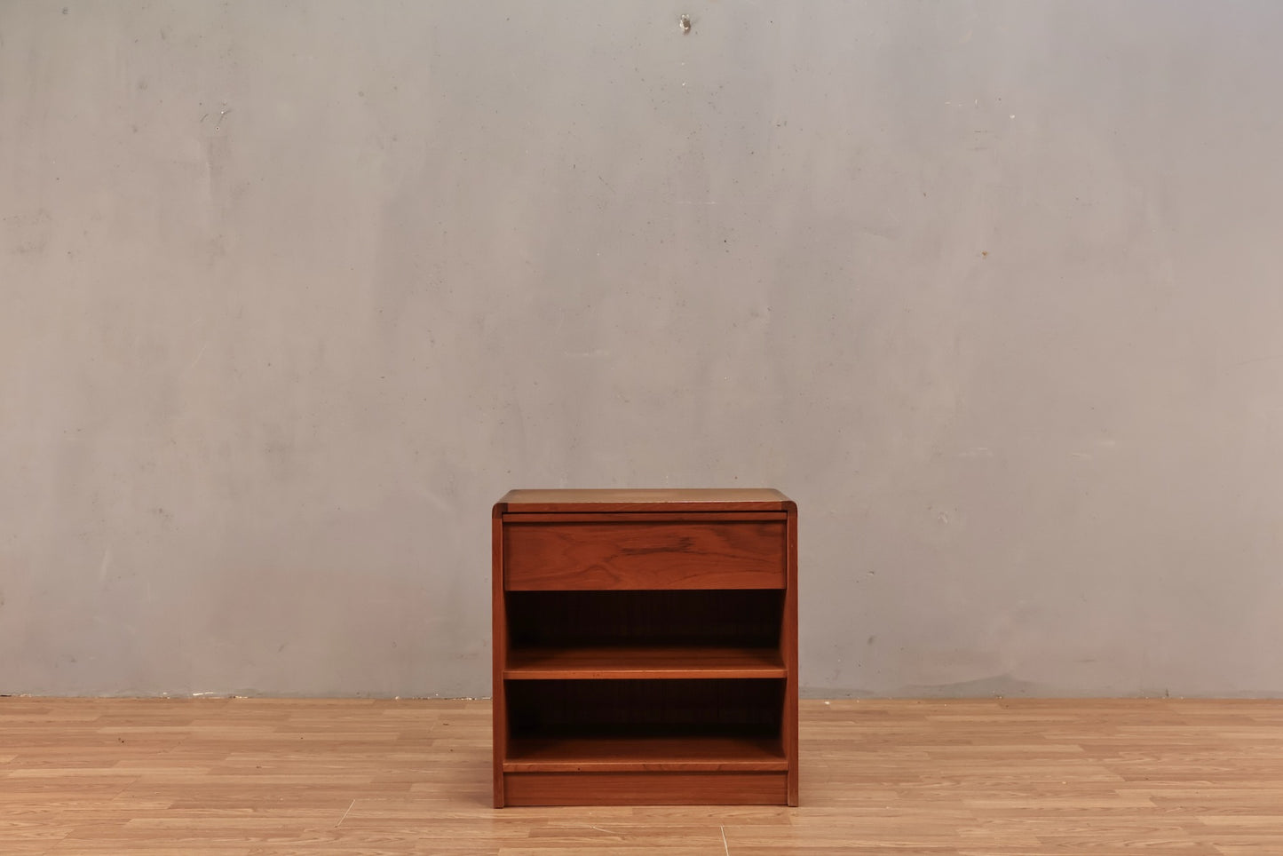 Danish Teak 1-Drawer Nightstand