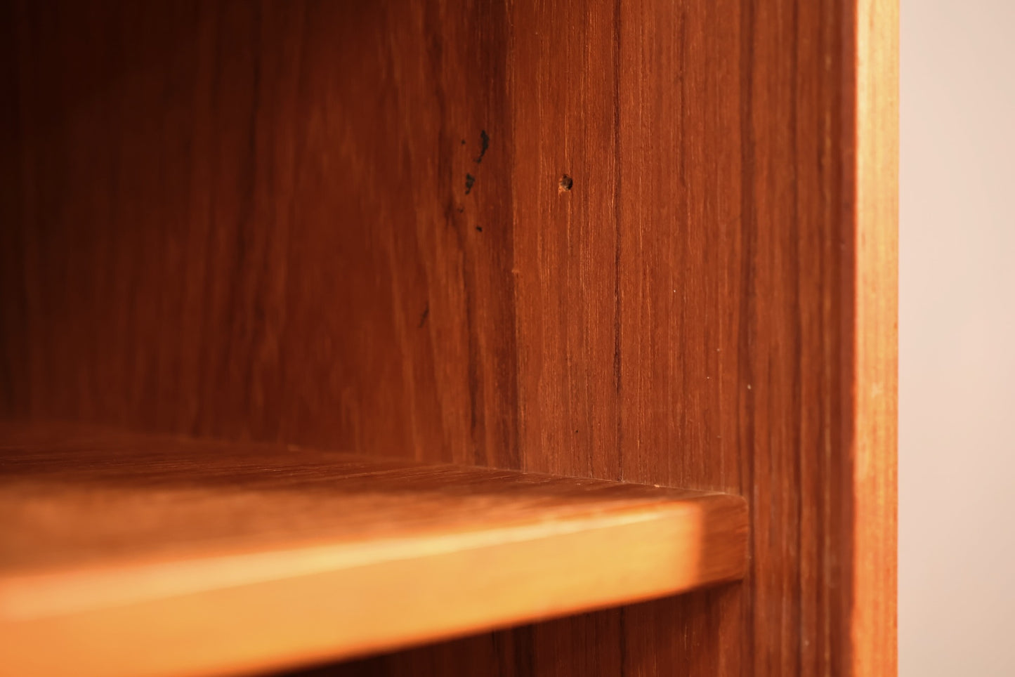 Danish Teak 1-Drawer Nightstand