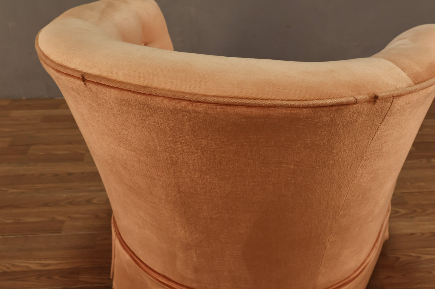 Heritage Blush Velvet Swivel Club Chair - ONLINE ONLY