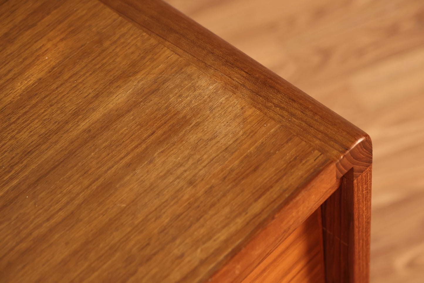 Danish Teak 1-Drawer Nightstand