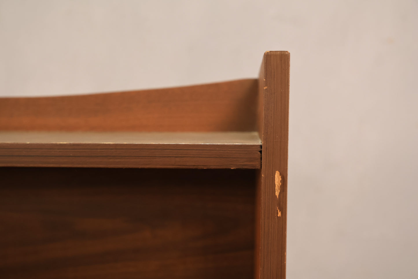 Mid Century Angled 3-Tier Bookshelf - ONLINE ONLY