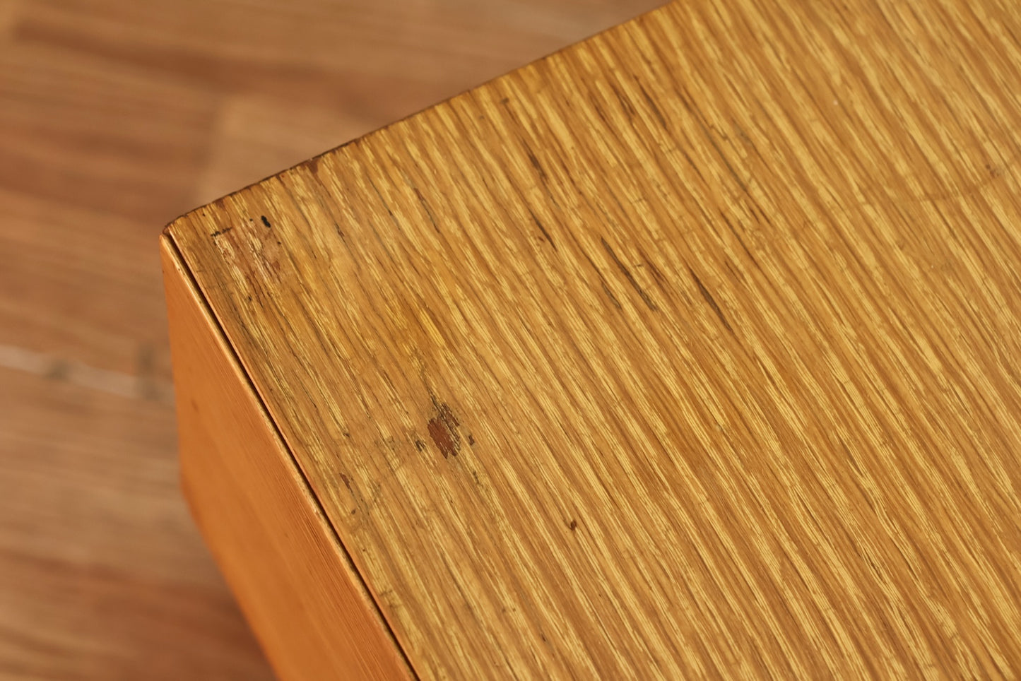 Mid Century Blonde Geometric Coffee Table - ONLINE ONLY