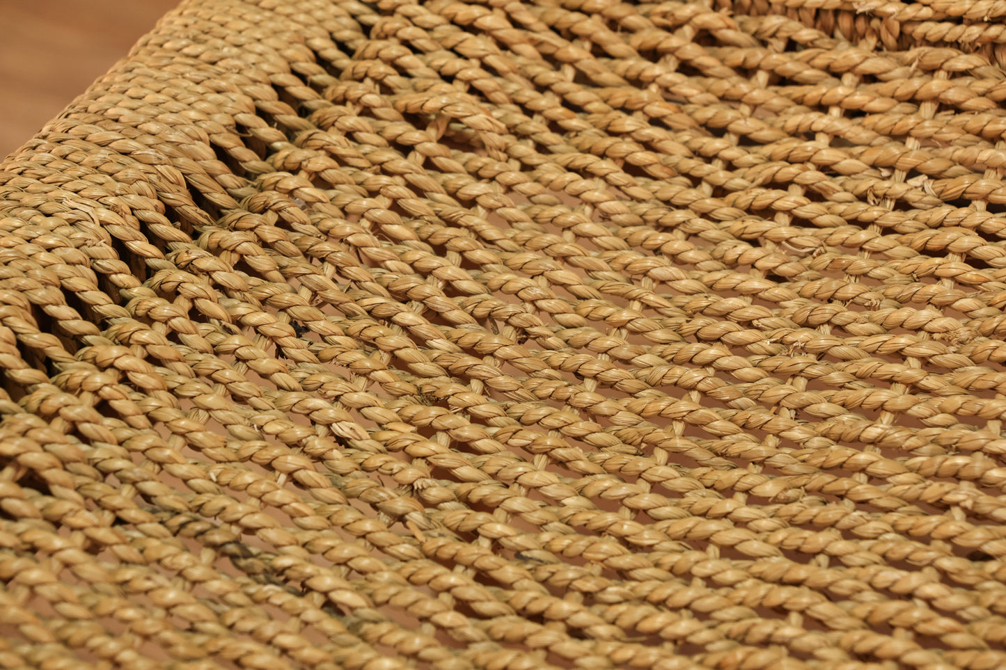 Modern Woven Jute & Wood Side Chair - ONLINE ONLY
