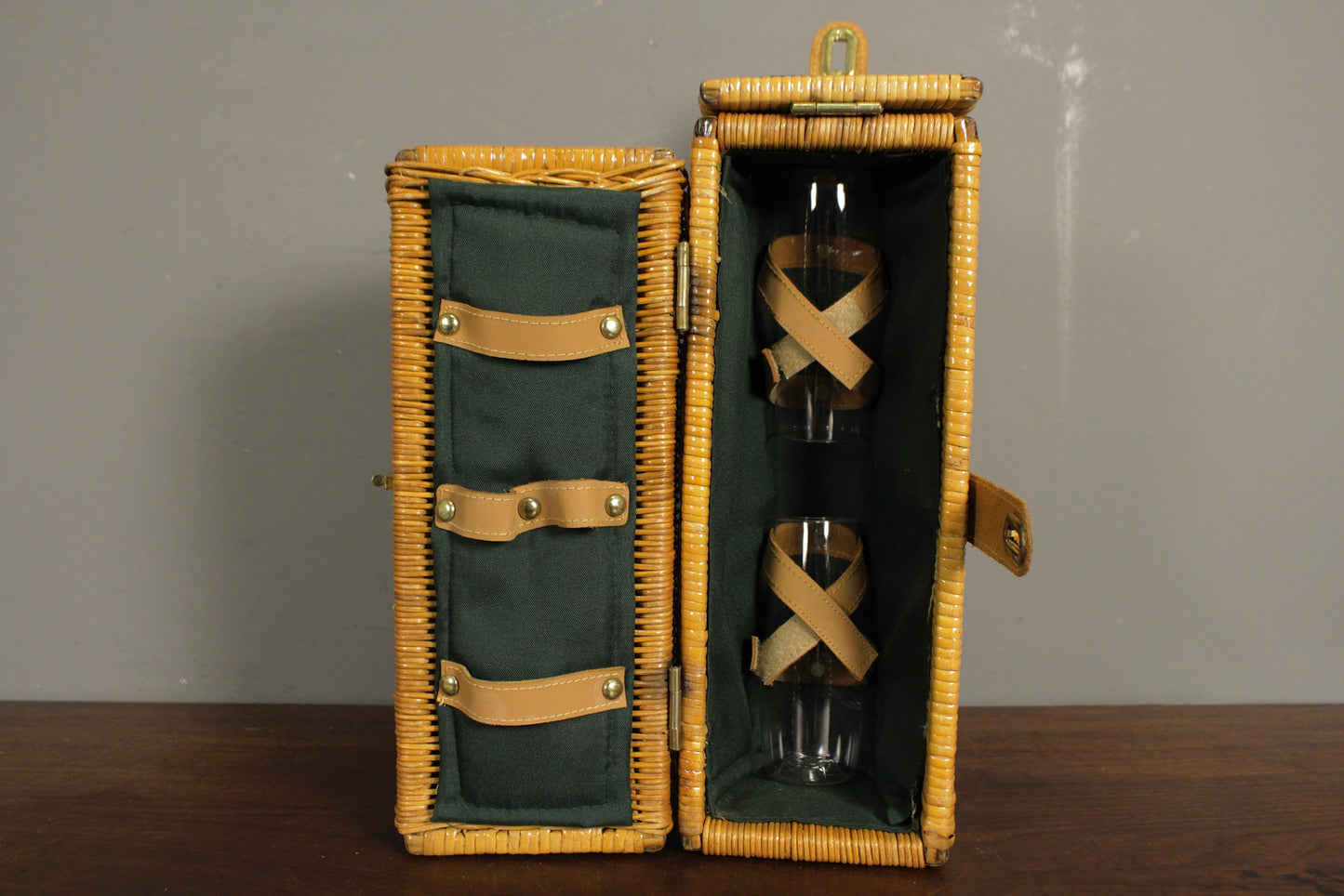 Wicker Wine Carrier Basket