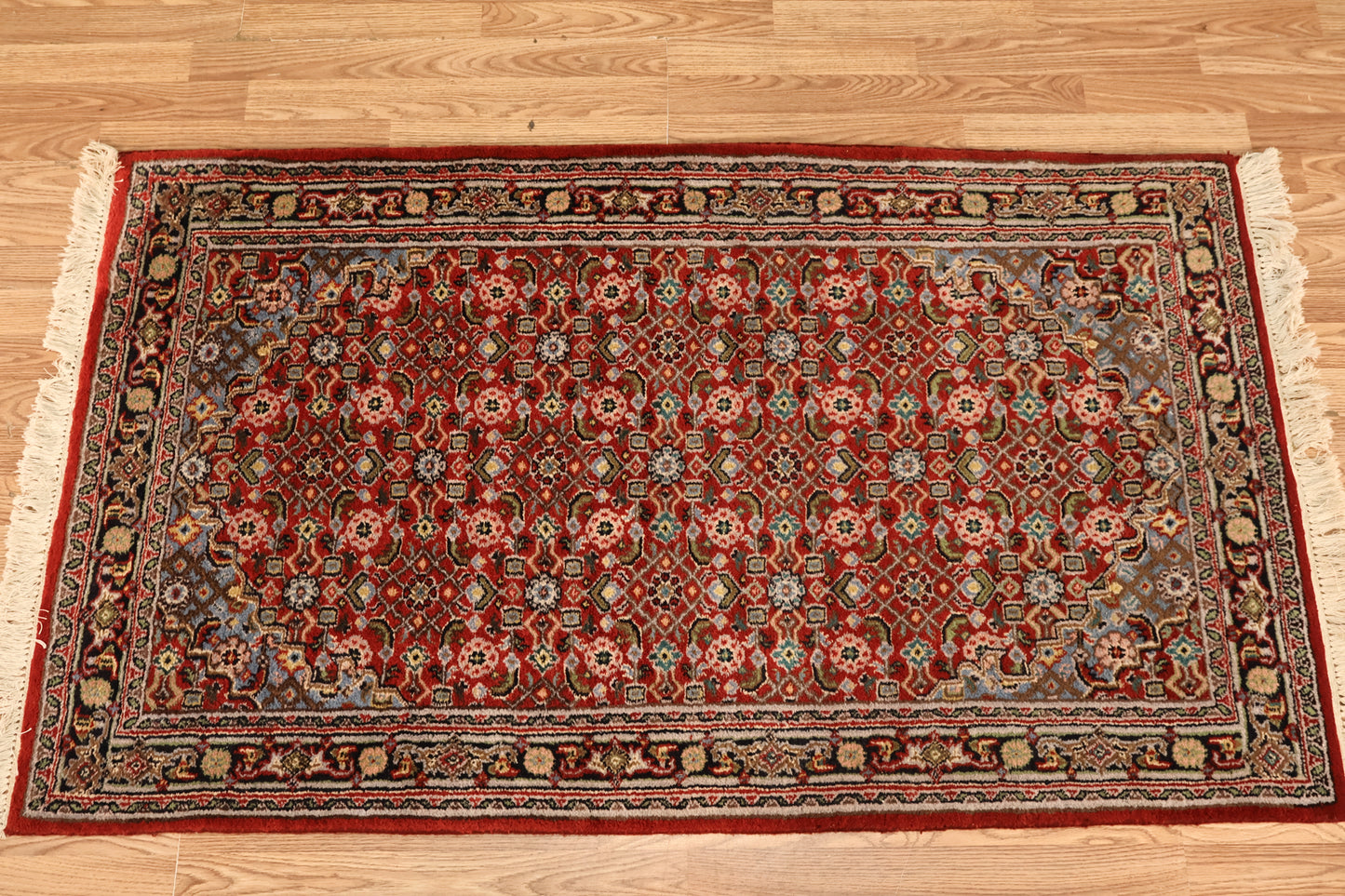 Scarlet Wool Ornate Rug - ONLINE ONLY