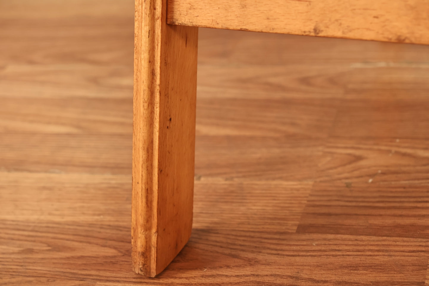 Golden Slatted Folding Chair