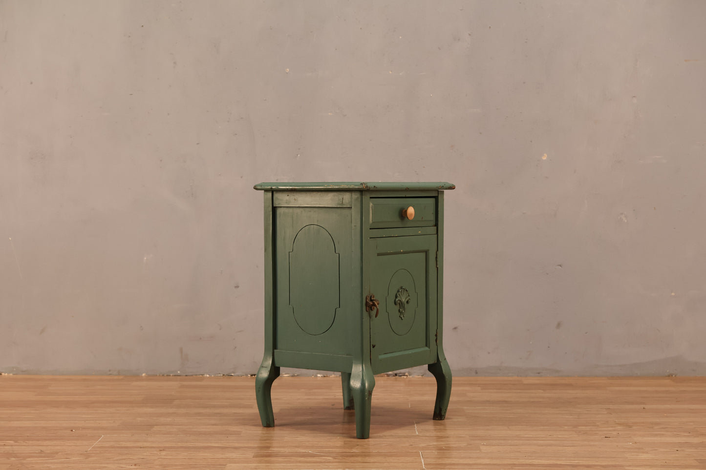 Small Teal 1-Drawer Side Table - ONLINE ONLY