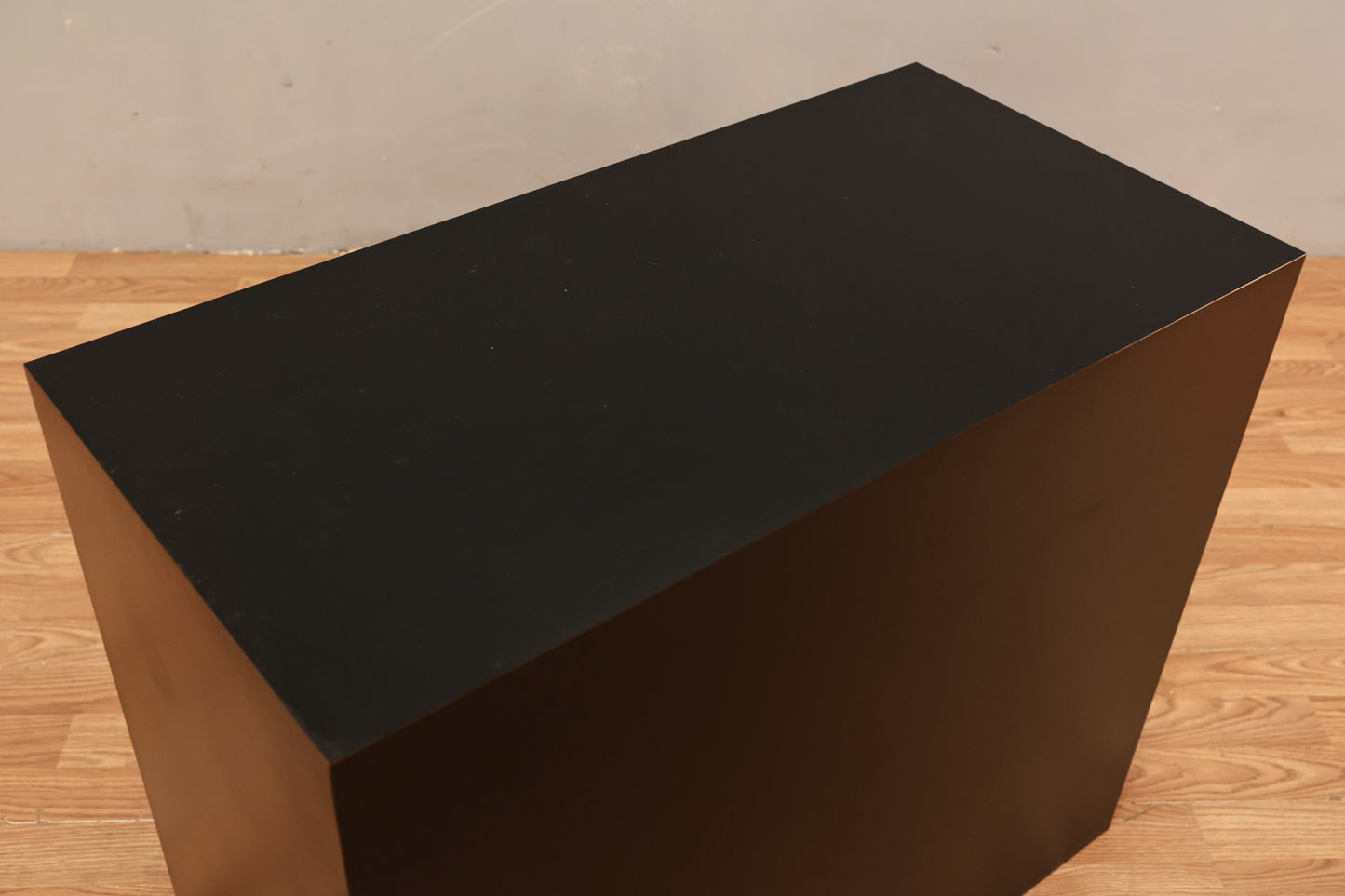 Black Laminate Block End Table - ONLINE ONLY