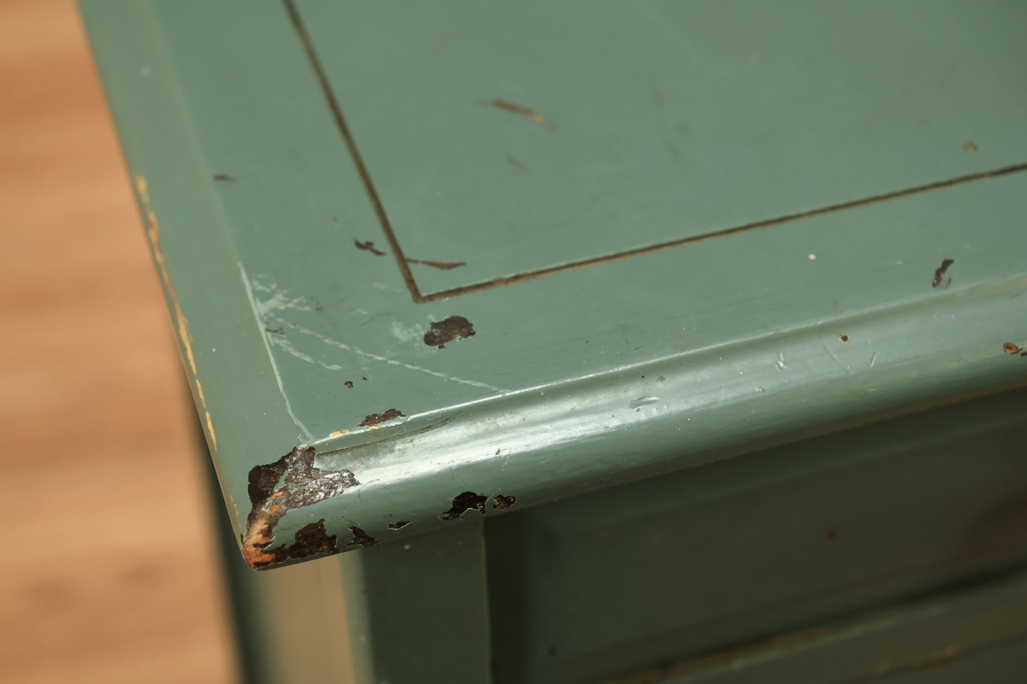Small Teal 1-Drawer Side Table - ONLINE ONLY
